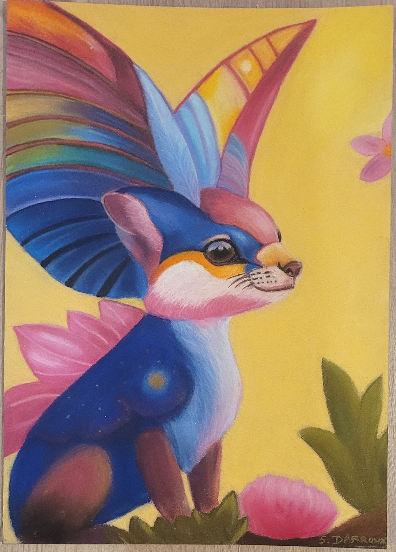 Imminence - Dessin aux pastels sec