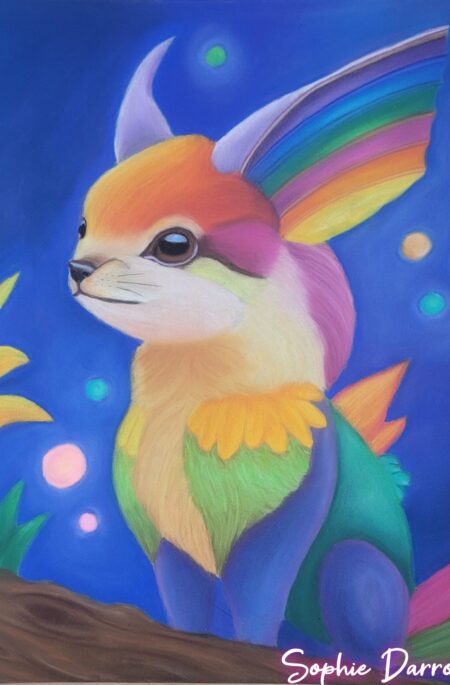 Couleurs Célestes - Dessin aux pastels secs