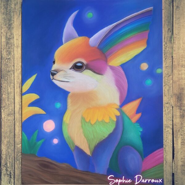 Couleurs Célestes - Dessin aux pastels secs