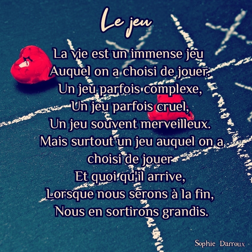 Texte en écriture intuitive tiré de Inspirations lumineuses de Sophie Darroux