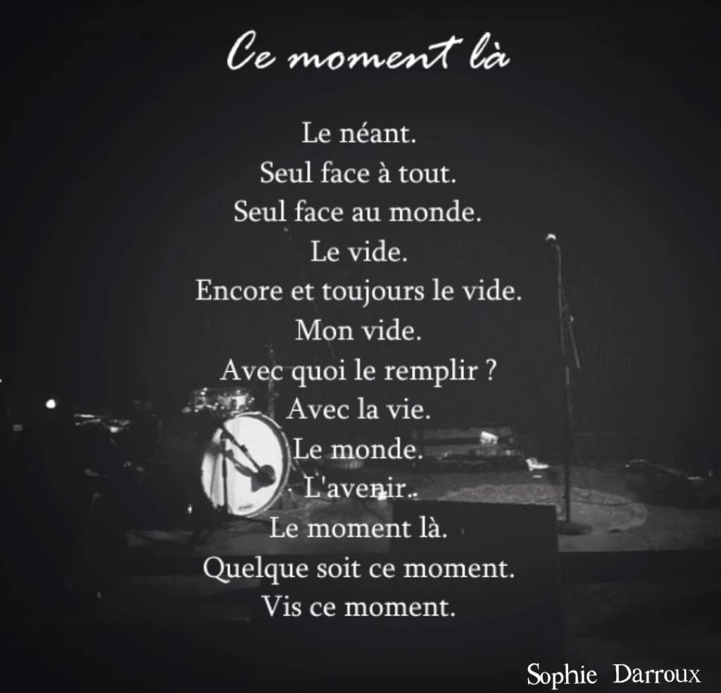 Texte en écriture intuitive tiré de Inspirations lumineuses de Sophie Darroux