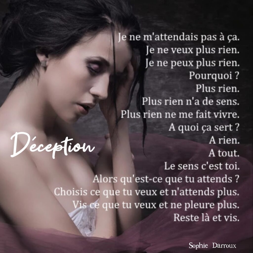 Texte en écriture intuitive tiré de Inspirations lumineuses de Sophie Darroux