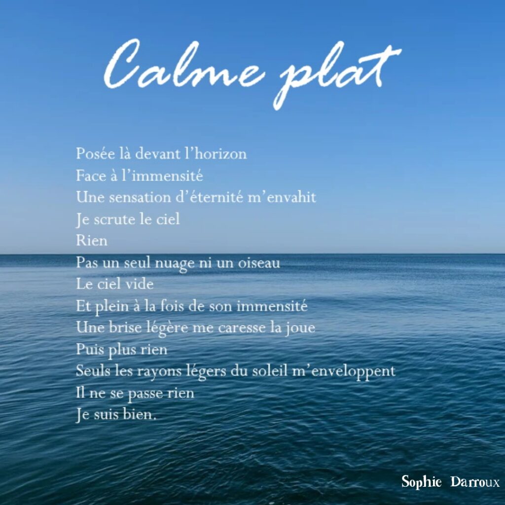 Texte en écriture intuitive tiré de Inspirations lumineuses de Sophie Darroux