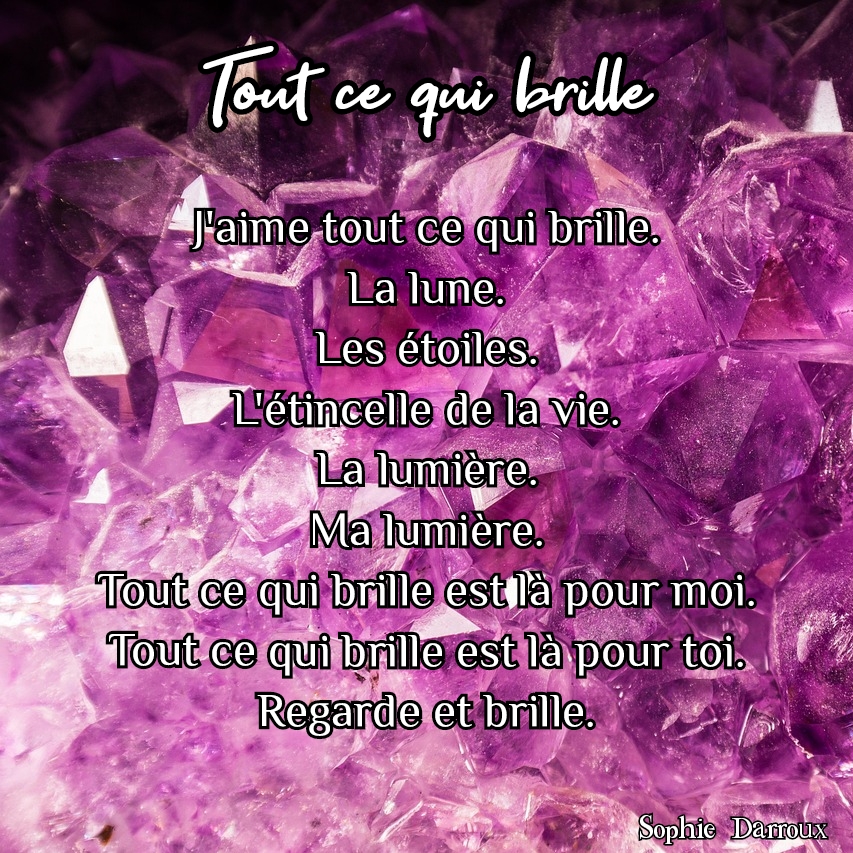 Texte en écriture intuitive tiré de Inspirations lumineuses de Sophie Darroux