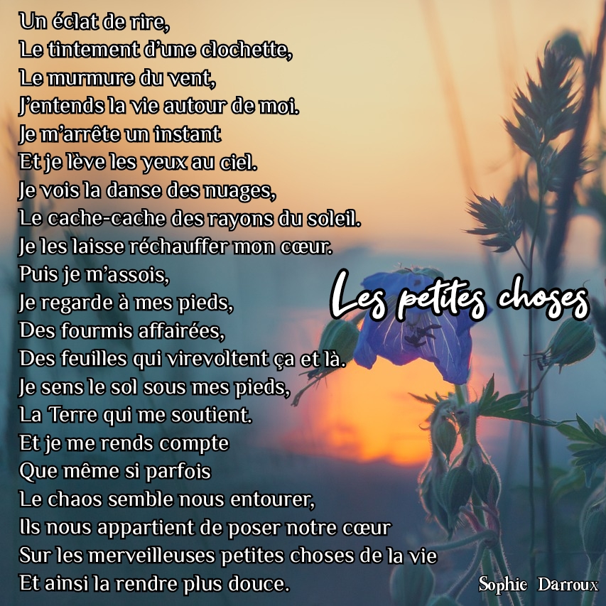 Texte en écriture intuitive tiré de Inspirations lumineuses de Sophie Darroux