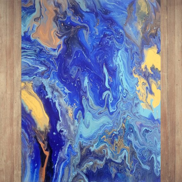 Courant abyssale - peinture coulée